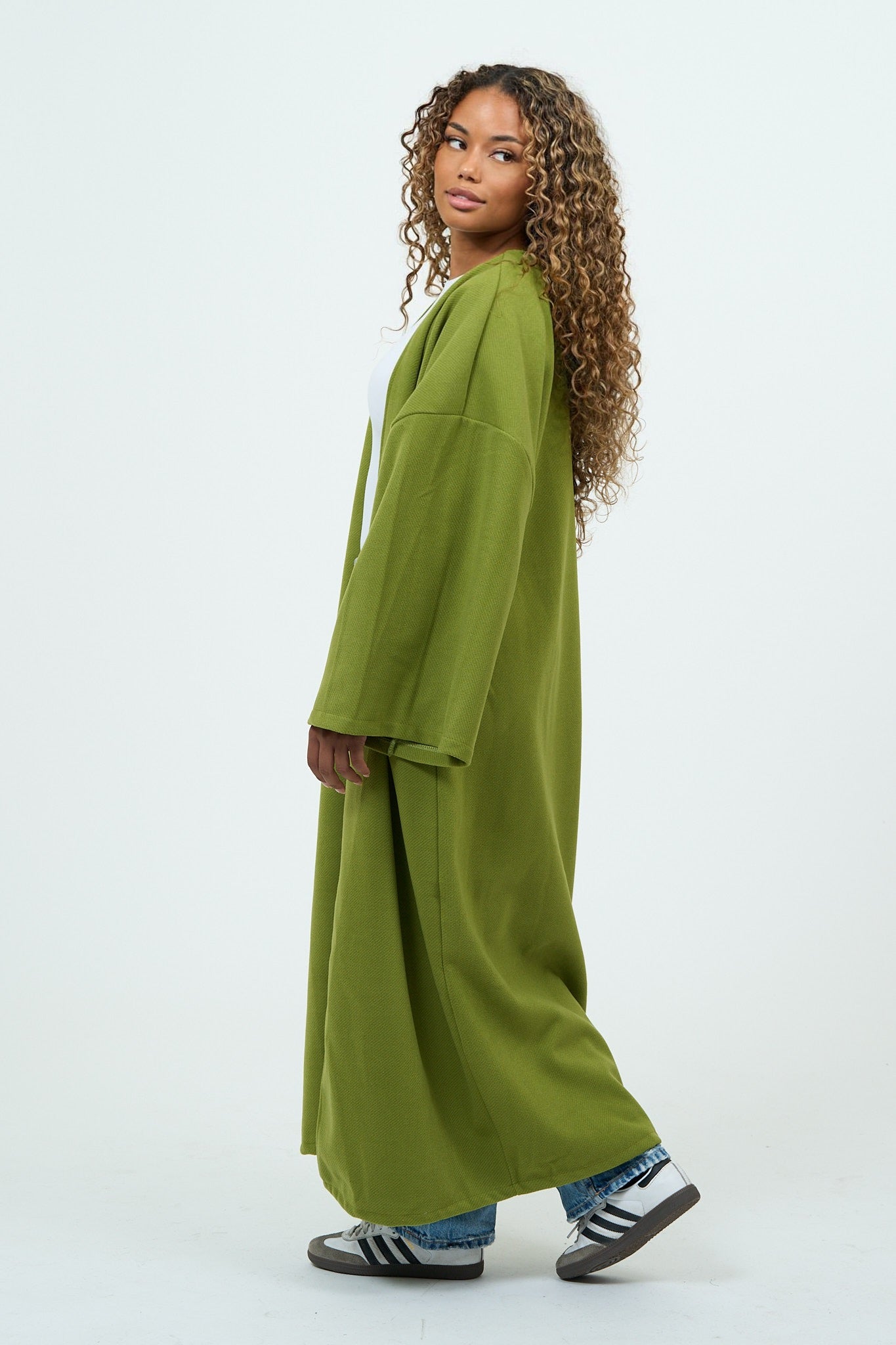 Basic Pistachio Thick Kimono