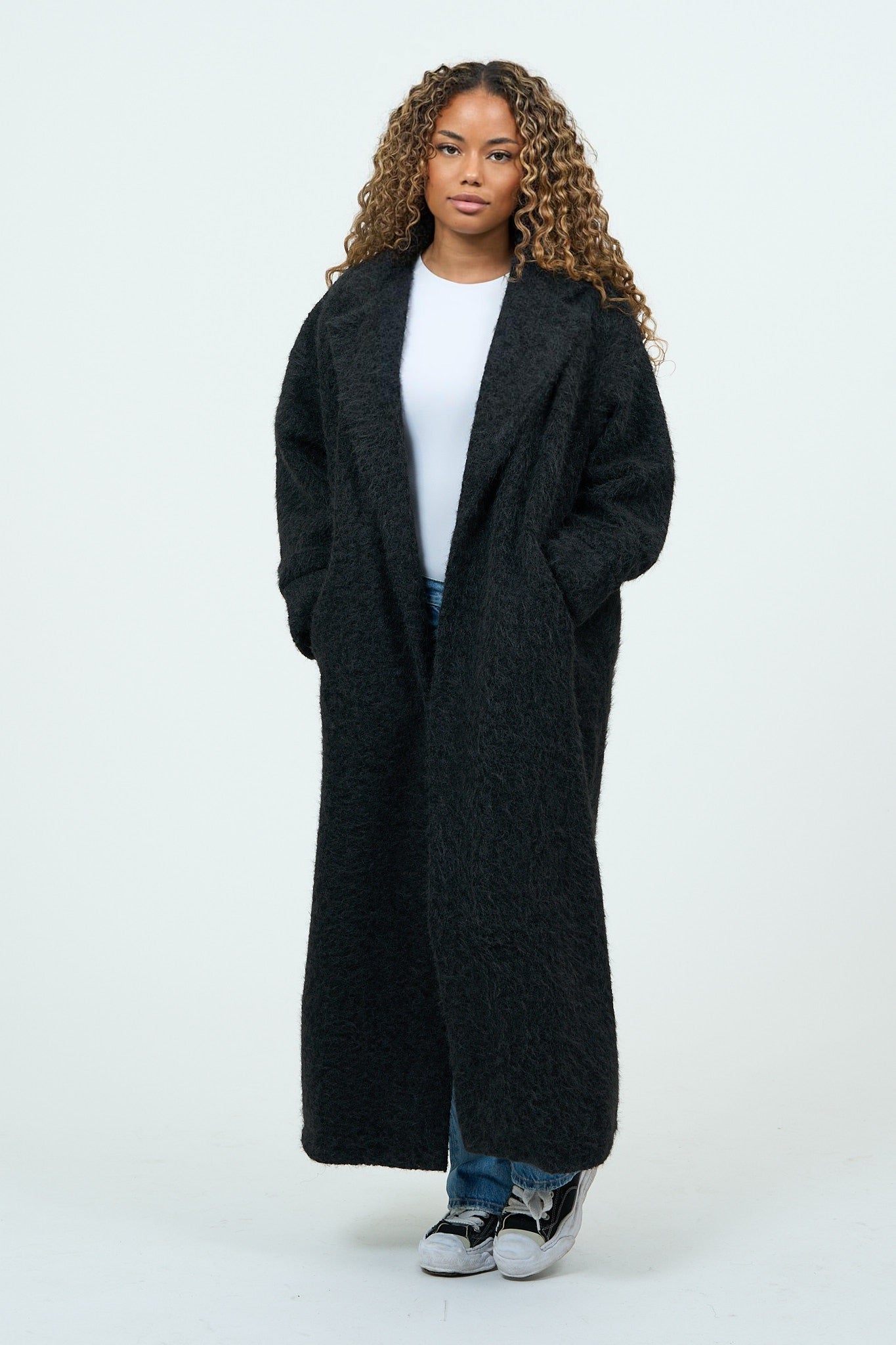 Black Cozy Every-day Coat