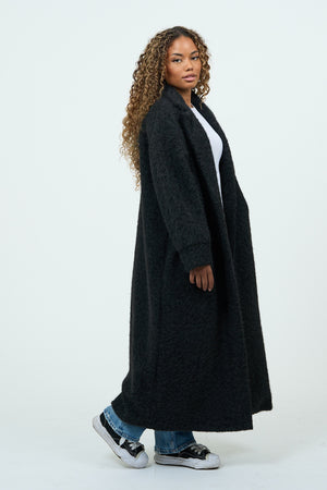 Black Cozy Every-day Coat