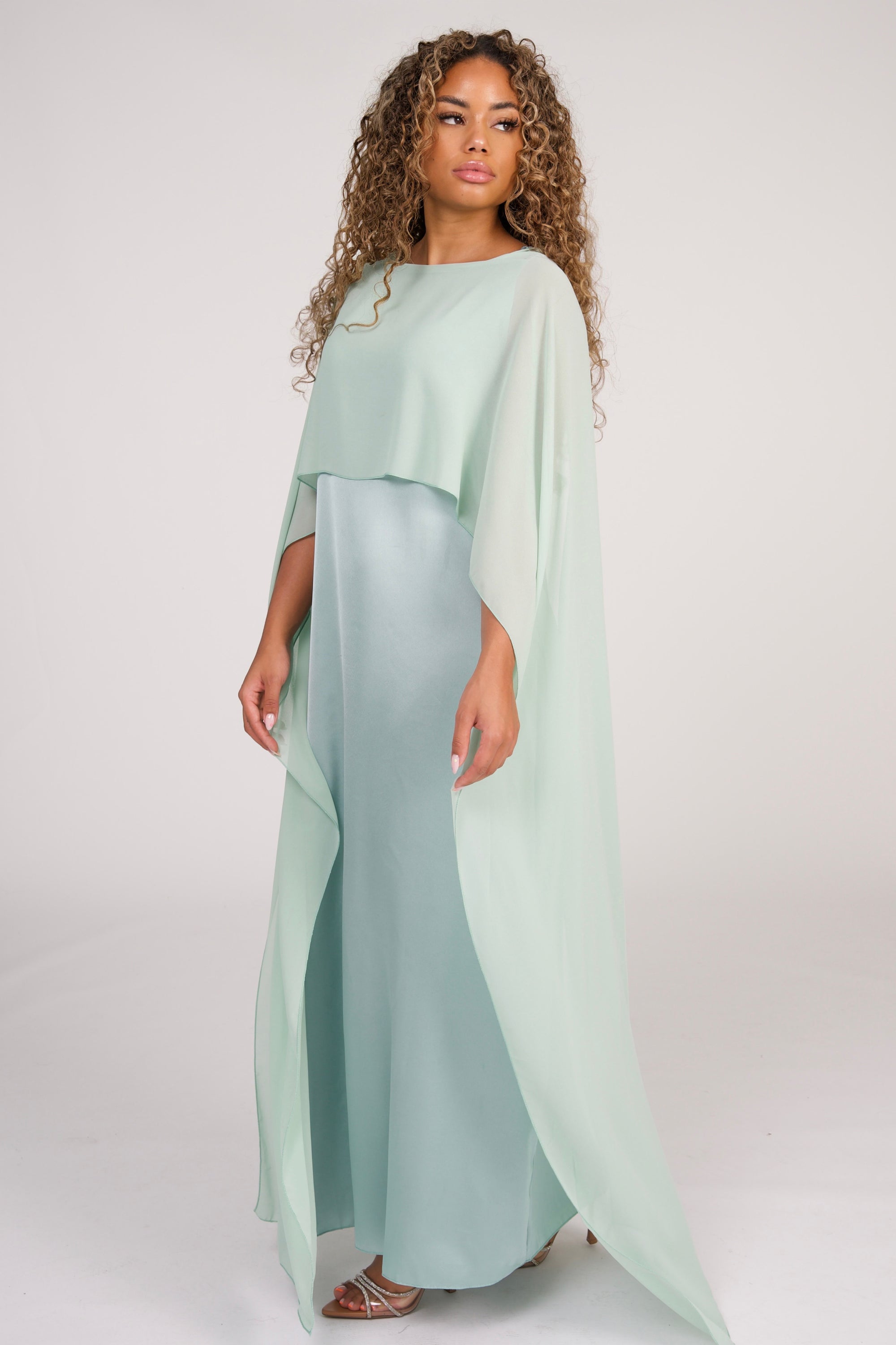 Dubai Dress | Sleeveless Satin Dress