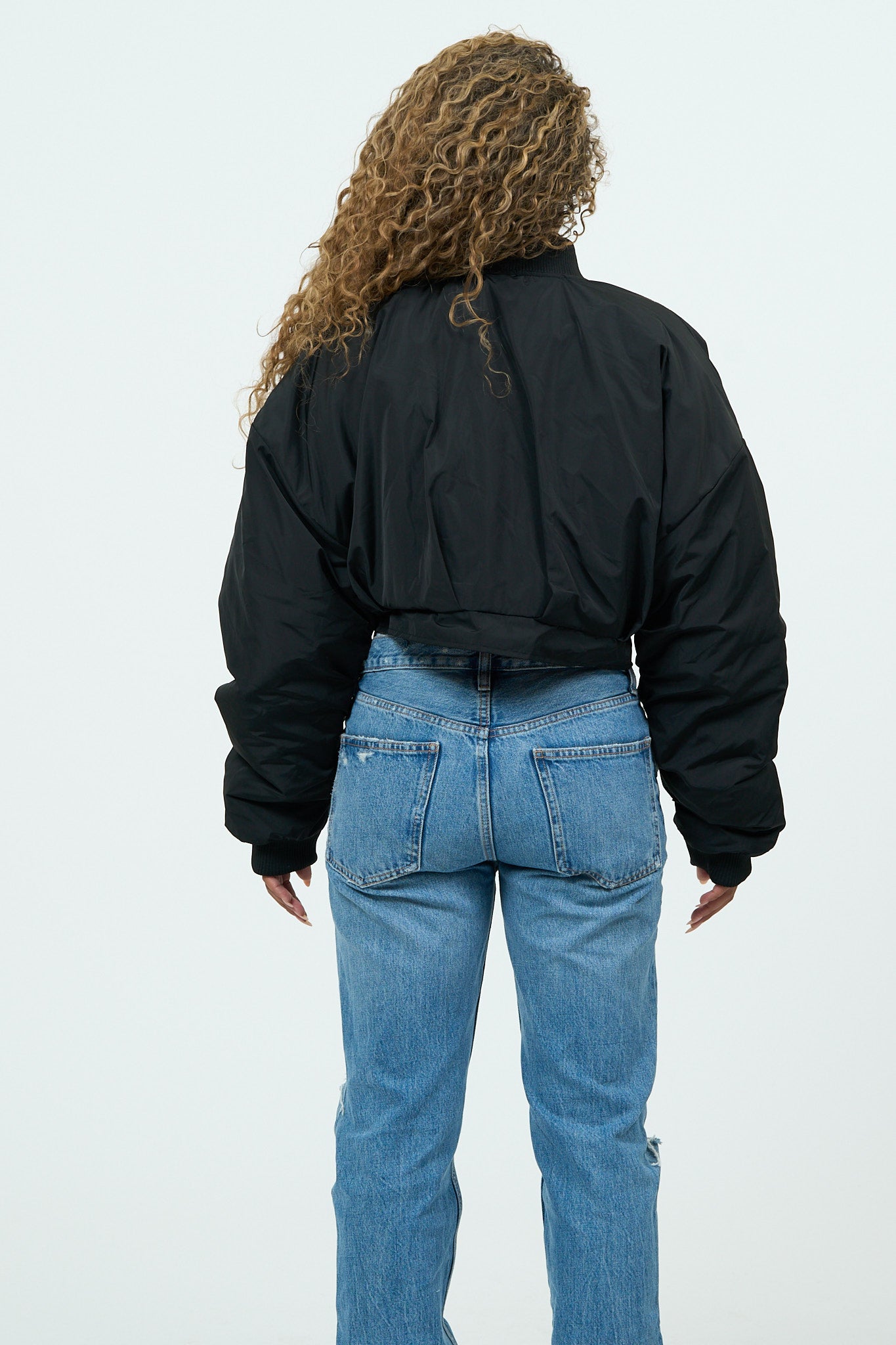 Oversized Cropped Bomberjacket